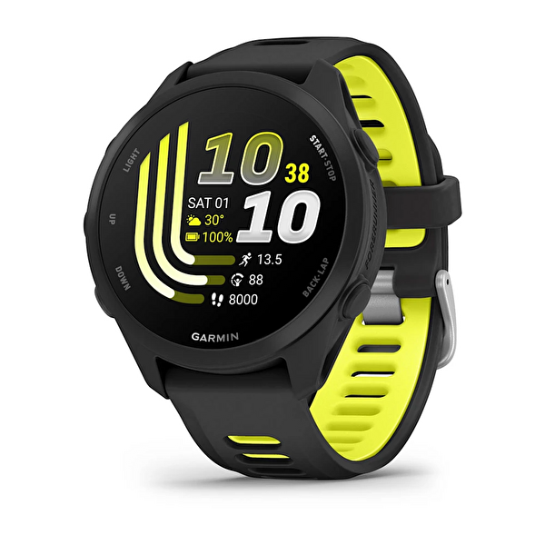 Garmin Forerunner 170 Music Siyah Amp Sarı Kayışlı Akıllı Saat