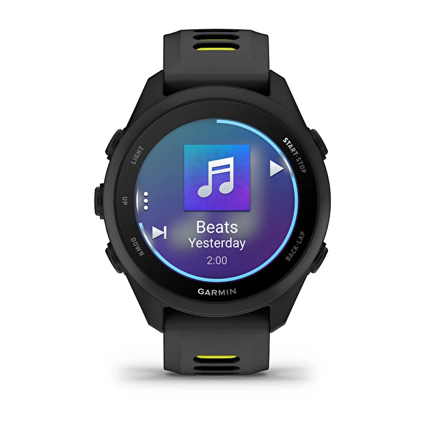 Garmin Forerunner 170 Music Siyah Amp Sarı Kayışlı Akıllı Saat