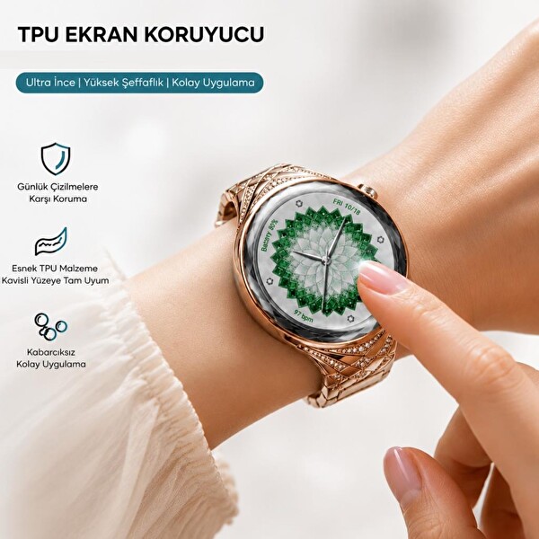 Engo Huawei Watch Ultimate Design Ekran Koruyucu TPU 2 Adet