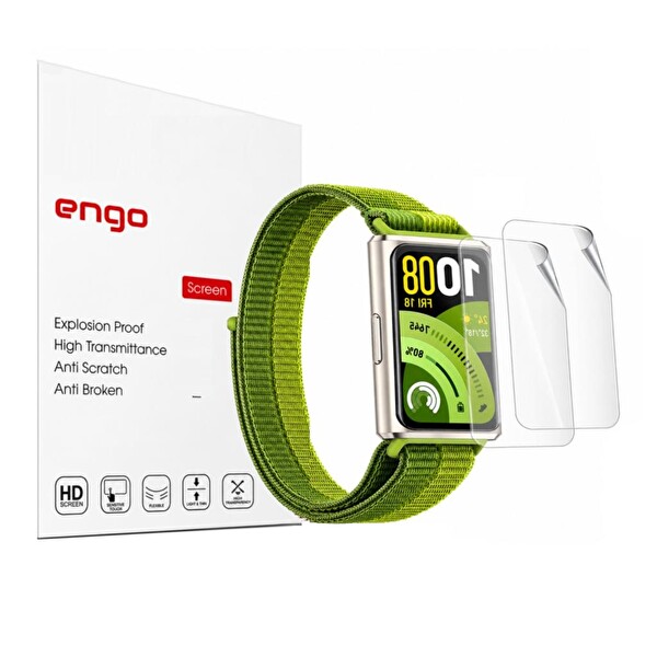 Engo Huawei Band 11 Pro Ekran Koruyucu TPU Şeffaf Film 2 Adet