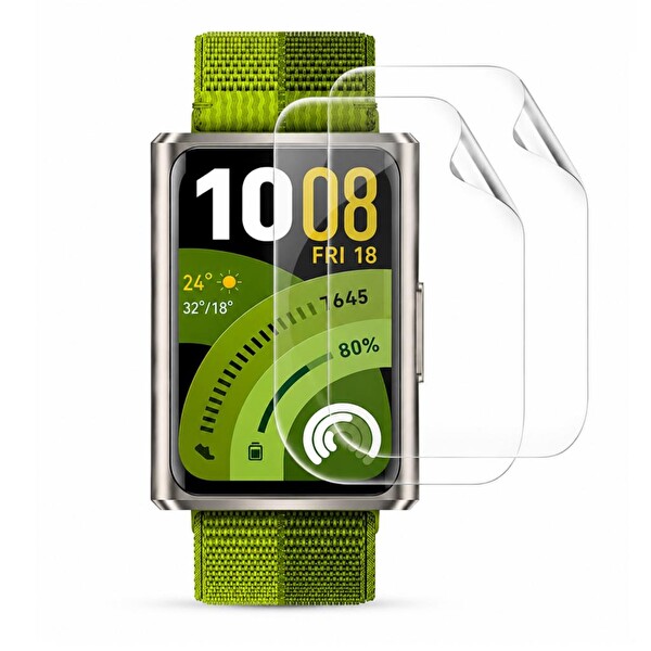 Engo Huawei Band 11 Pro Ekran Koruyucu TPU Şeffaf Film 2 Adet
