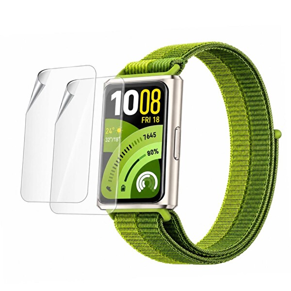 Engo Huawei Band 11 Pro Ekran Koruyucu TPU Şeffaf Film 2 Adet