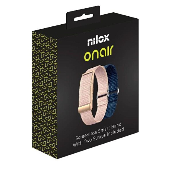Nilox Onair Spor Ve Aktivite Takibi Akıllı Bileklik Pembe-Mavi