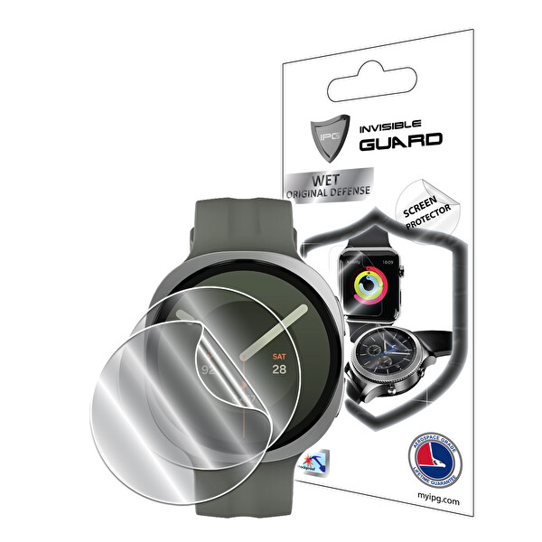 IPG Samsung Galaxy Watch 9 44mm İçin Hidrojel Ekran Koruyucu İnce TPU Çizilmeye Dayanıklı 2 Adet
