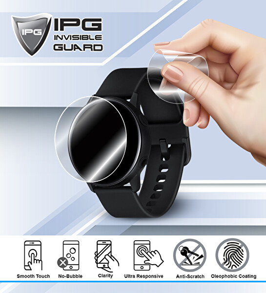 IPG Samsung Galaxy Watch Ultra 2 İçin HydroGel İnce TPU Ekran Koruyucu Esnek Çizilmeye Dayanıklı 2 Adet