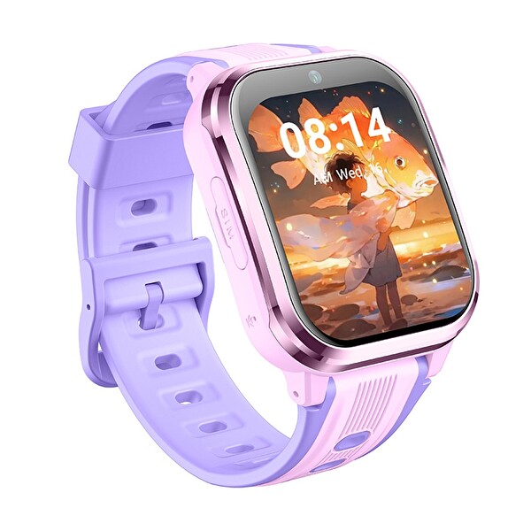 Dijikid 4.5G Pro Akıllı Çocuk Saati Mor Lila