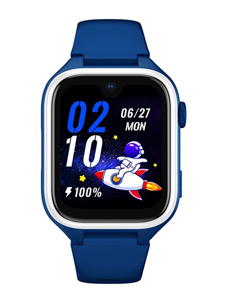 Buff Kids Watch Adventure 4.5G Sim Kartlı GPS Konum Takibi Görüntülü Görüşme Mavi Akıllı Çocuk Saati