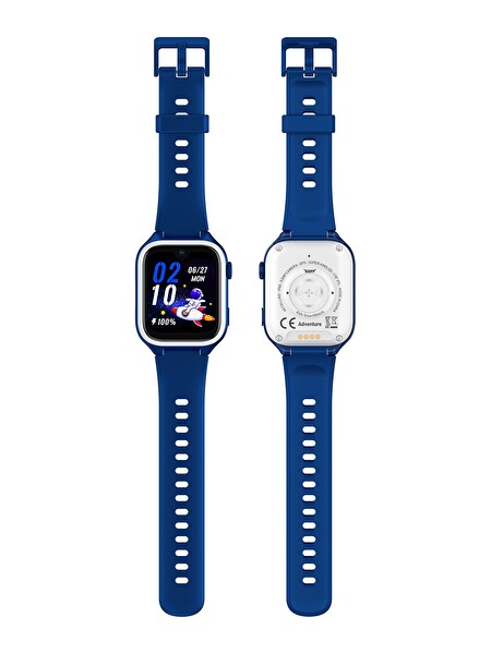 Buff Kids Watch Adventure 4.5G Sim Kartlı GPS Konum Takibi Görüntülü Görüşme Mavi Akıllı Çocuk Saati