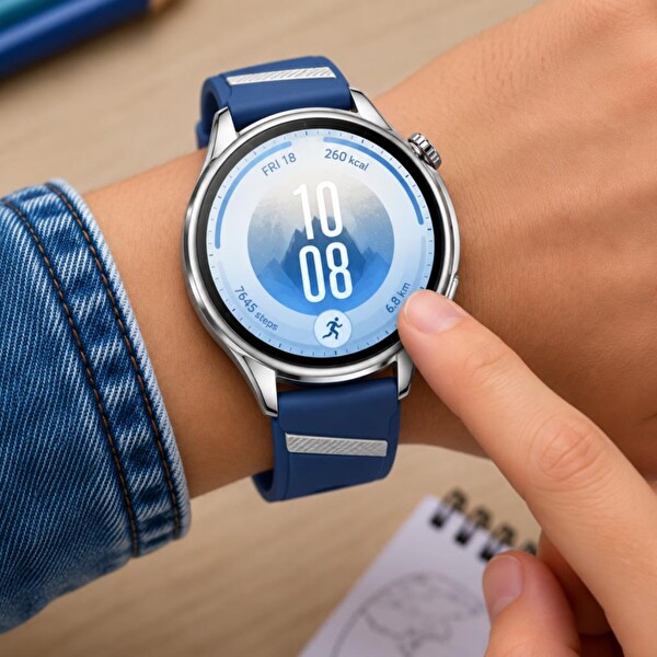 Engo Huawei Watch GT 7 46mm Uyumlu Ekran Koruyucu TPU Tam Kaplayan Şeffaf ve Çizilmeye Dayanıklı - 2 Adet