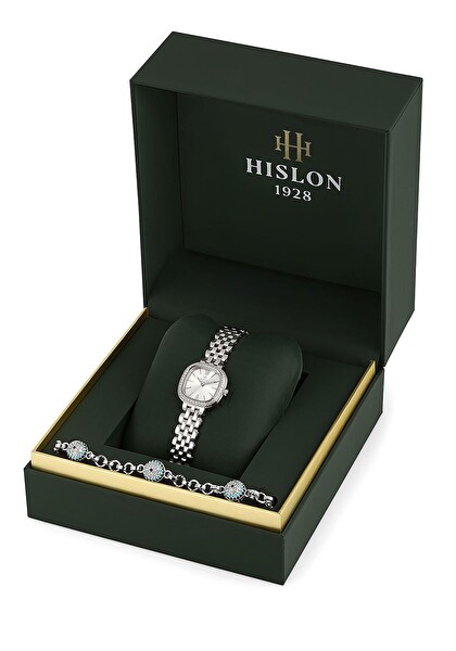 Hislon Classic Queen Collection QL220S-02STS Bileklik Set kadın Kol Saati