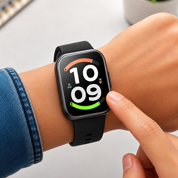 Engo Xiaomi Redmi Watch 6 Active Uyumlu TPU Tam Kaplayan Şeffaf Çizilmeye Dayanıklı Şeffaf Akıllı Saat Koruması - 2 Adet