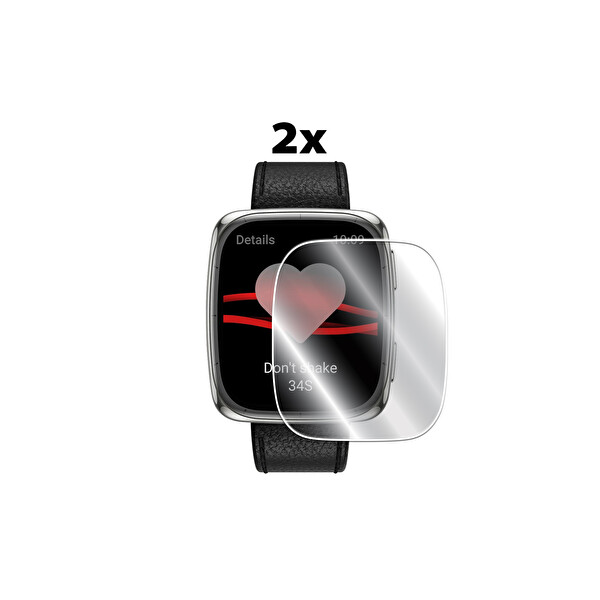 IPG Amazfit Active 2 Premium Square Kare ile uyumlu IPG HydroGel İnce TPU Ekran Koruyucu - 2 Adet