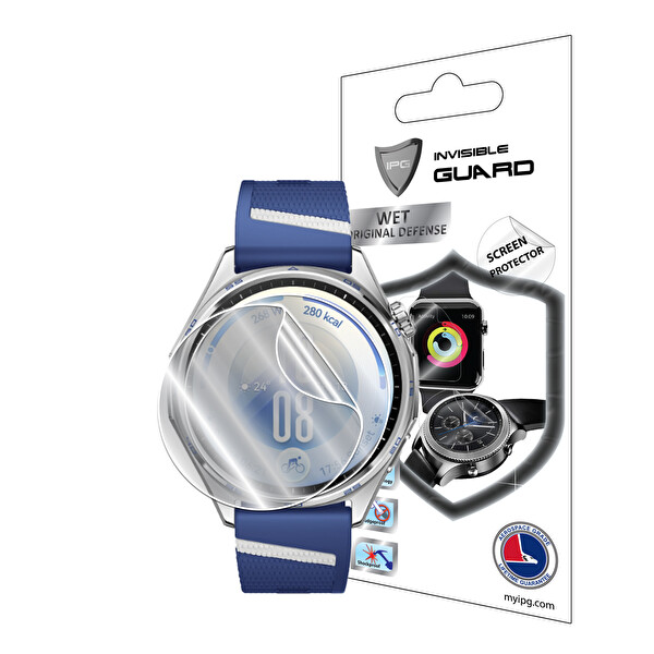 IPG Huawei Watch GT7 Pro 46mm ile uyumlu IPG HydroGel İnce TPU Ekran Koruyucu - 2 Adet