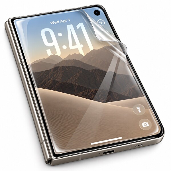 Rova iPhone Duo Uyumlu Ön Arka Tam Kaplama Body Ultra Şeffaf Nano Jelatin Ekran Koruyucu