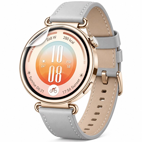 Huawei Watch GT 7 41mm Uyumlu Şeffaf Ultra Koruyucu Nano Jelatin - 3 Adet