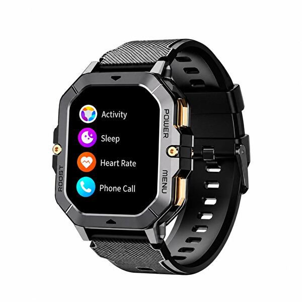 Haino Teko SQ-18 Akıllı Saat AMOLED AI Ses Asistanı DA GPT Bluetooth Arama 1ATM 10 Gün 3 Kordon Set