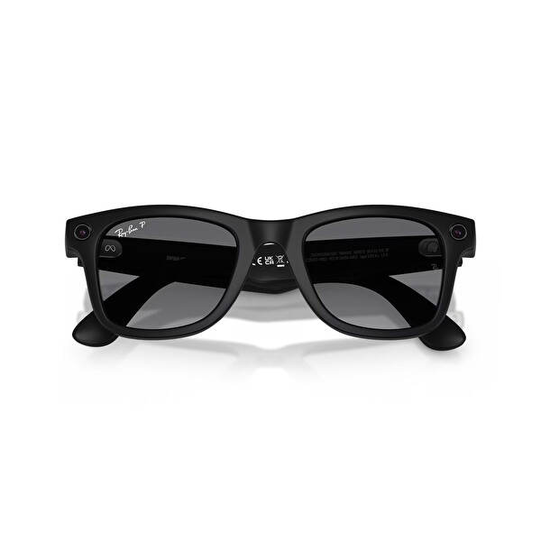 Ray-Ban Meta Wayfarer Gen 2 RW4012 50 MM Mat Siyah Akıllı Gözlük Polarize Gradyan Grafit Cam