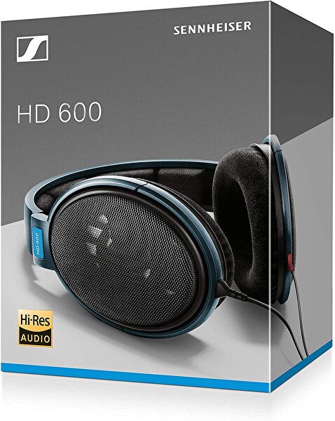Sennheiser HD 600 Kulak Çevreleyen Kablolu Siyah Kulak Üstü Kulaklık