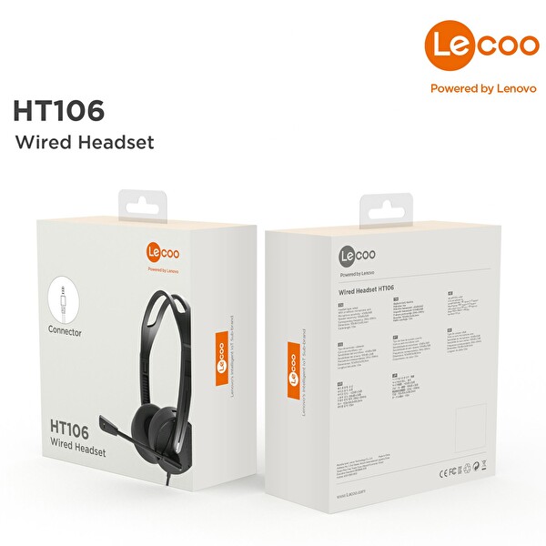 Lecoo HT106 Mikrofonlu Kulak Üstü Kulaklık