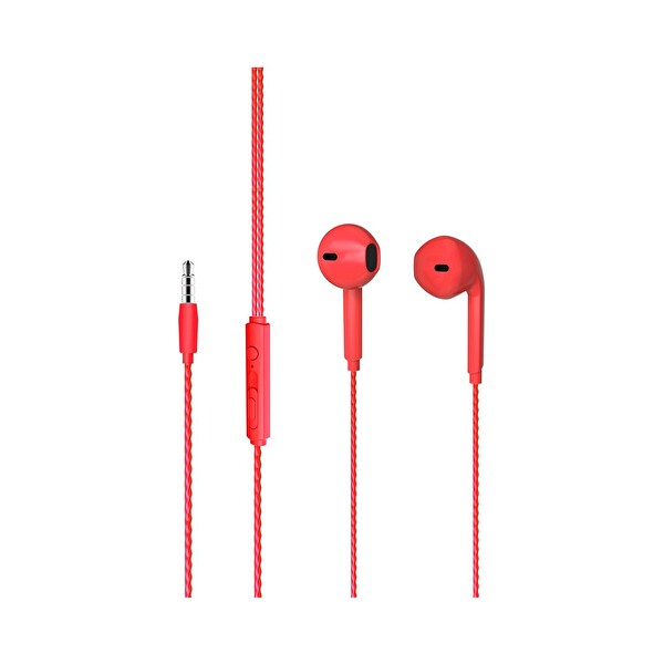 Lecoo EH104 Kablolu Kırmızı Kulak İçi Kulaklık