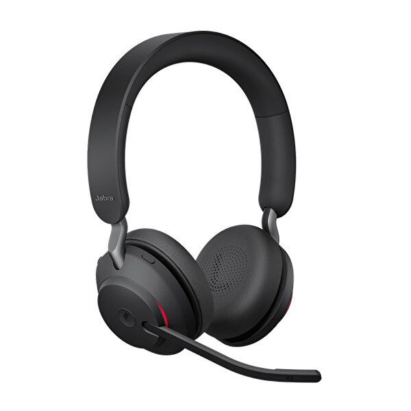 Jabra Evolve2 65 Duo USB-A Kulak Üstü Siyah Bluetooth Kulaklık