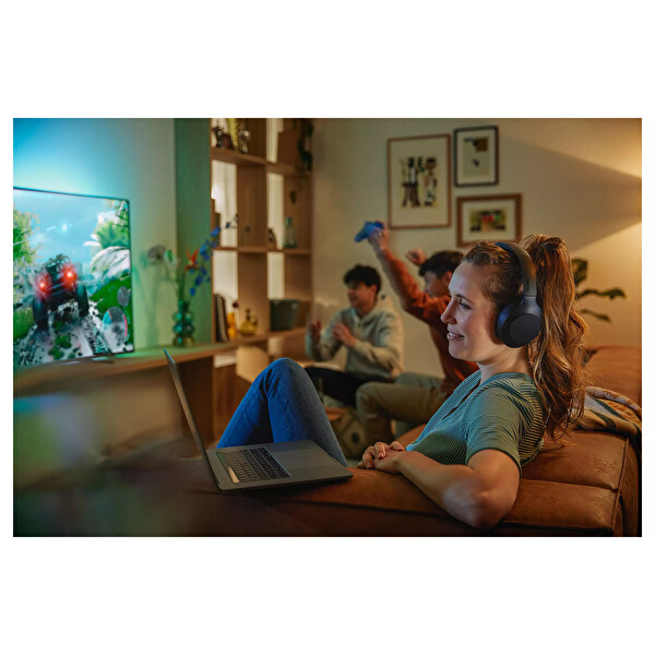 Philips TAH8507BK/00 Mikrofonlu Kulak Üstü Siyah Bluetooth Kulaklık