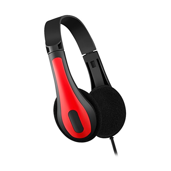 Frisby FHP-125R Mikrofonlu Kırmızı Kulak Üstü Kulaklık