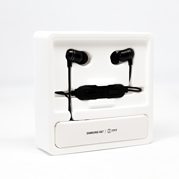 Samsung C&t İtfit 103B GP-OAU019SAABW Esnek Boyun Bantlı Kablosuz Kulak İçi Siyah Bluetooth Kulaklık