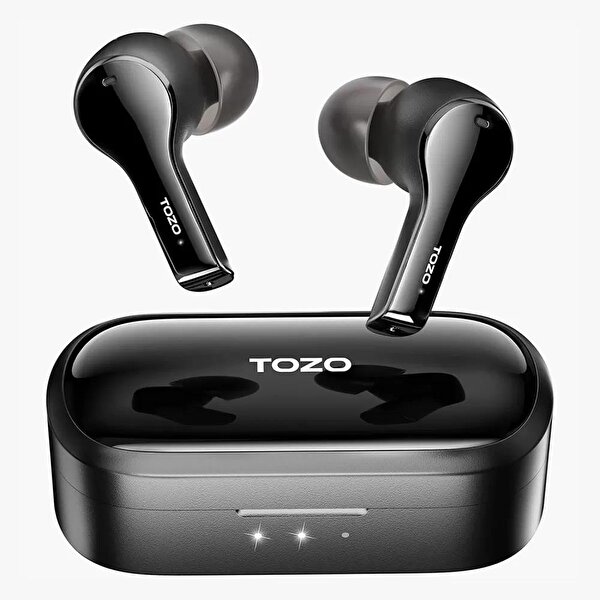 TOZO Tozo T9S IPX7 Su Geçirmez Enc Gürültü Engelleme 5.3 TWS Siyah Bluetooth Kulaklık