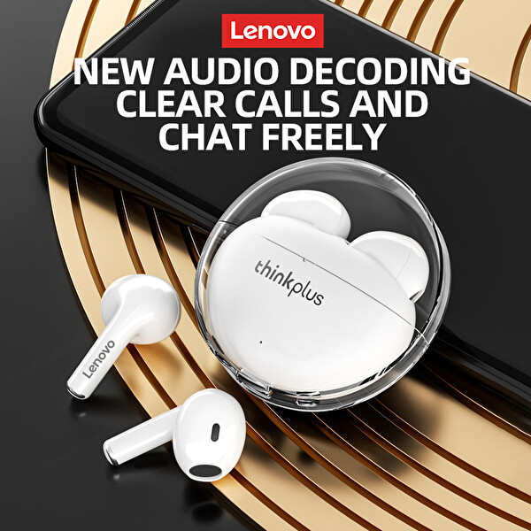 Lenovo Live Pods LP80 Pro RGB Beyaz Bluetooth Kulaklık