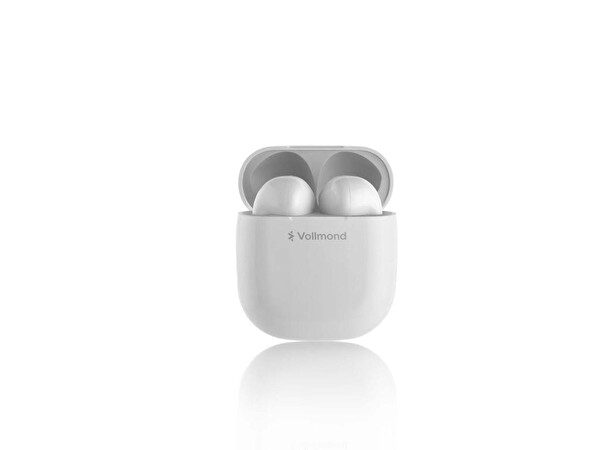 Vollmond VL201 5.3 IPX6 Level Suya Ve Tere Dayanıklı TWS Beyaz Bluetooth Kulaklık