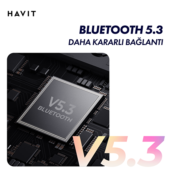Havit H630BT Katlanabilir Mikrofonlu Pembe Bluetooth Kulak Üstü Kulaklık