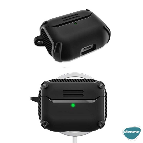 Microsonic Apple Airpods 3 Legacy Cube Kılıf Kırmızı