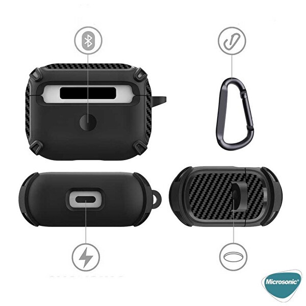 Microsonic Apple Airpods 3 Legacy Cube Kılıf Lacivert