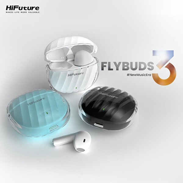 HiFuture FlyBuds 3 TWS Kablosuz ENC Siyah Bluetooth Kulak İçi Kulaklık