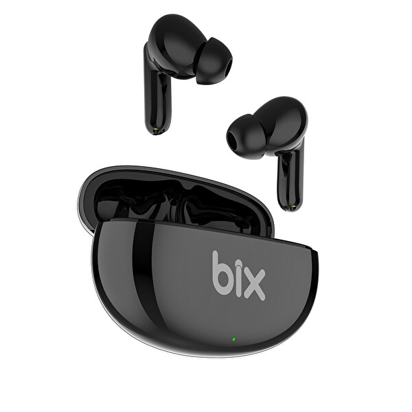 Bix Soundcraft TW1 ANC Aktif Gürültü Önleyici Siyah Bluetooth Kulak İçi Kulaklık