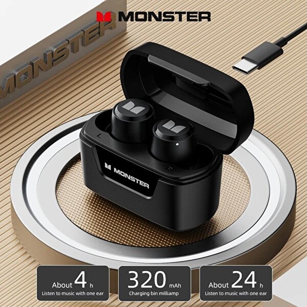 Monster Airmars XKT05 Lacivert Bluetooth Kulaklık