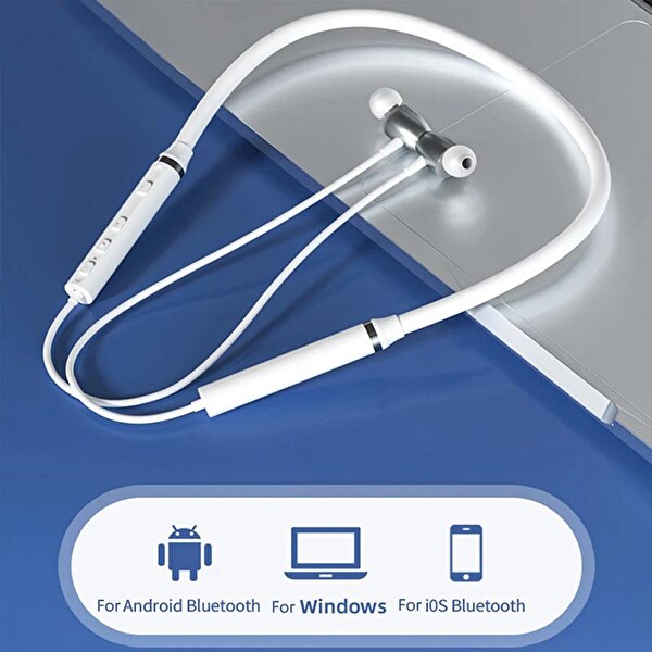 Lenovo HE05X II Manyetik Neckband 5.0 Siyah Bluetooth Kulaklık