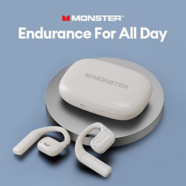 Monster Airmars XKO01 Beyaz Bluetooth Kulaklık