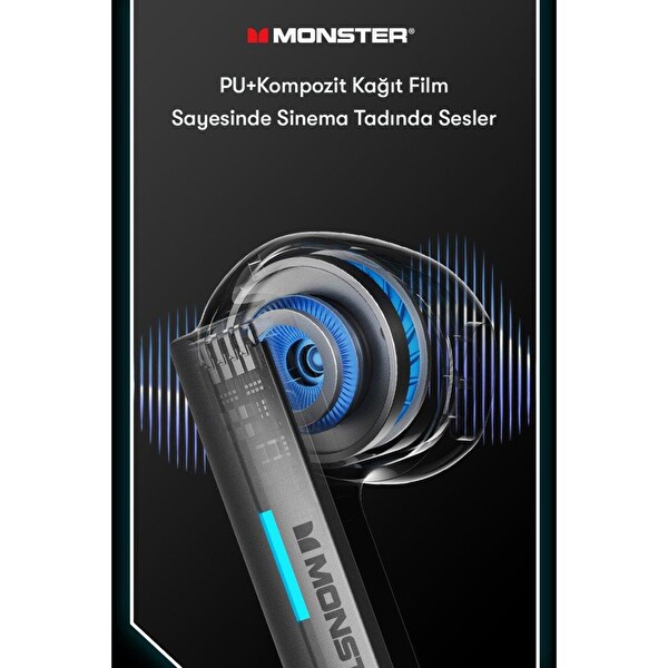 Monster Airmars XKT11 Gaming Beyaz Bluetooth Kulaklık
