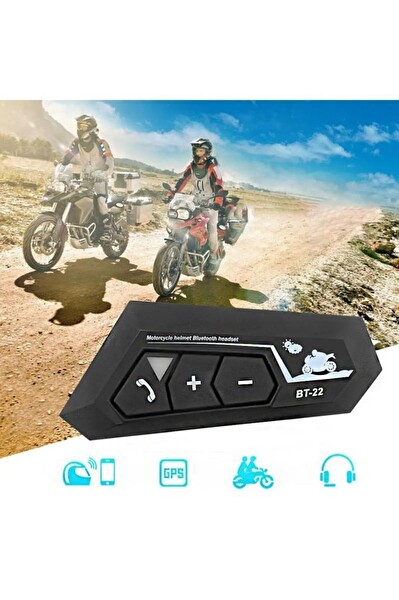 Torima Intercom Siyah Bluetooth Motosiklet Kulaklığı