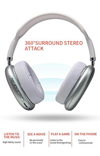 Torima P9 Kablosuz Mavi Bluetooth Kulaklık