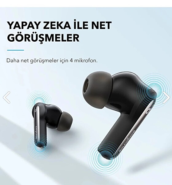 Anker Soundcore P3i A3993 TWS 5.2 Hibrit Aktif Gürültü Önleme Siyah Bluetooth Kulaklık