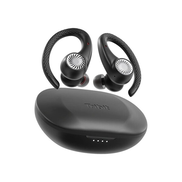 Tribit MoveBuds H1 Ultra Net Telefon Görüşmesi IPX8 Su Geçirmez 65 Saat Oynatma 5.2 Siyah Bluetooth Kulaklık