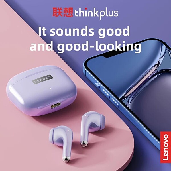 Lenovo LP40 Pro Livepods TWS 5.0 Beyaz Bluetooth Kulaklık