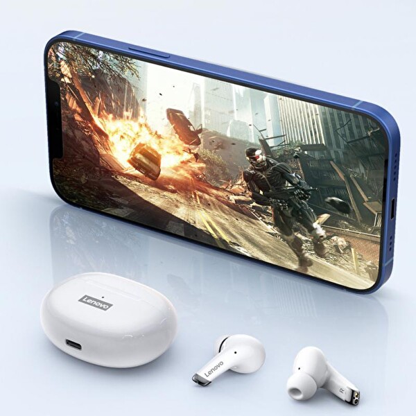 Lenovo LP5 5.0 Beyaz Bluetooth Kulaklık
