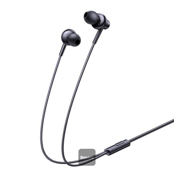 Baseus Encok CZ11 Type-C Mikrofonlu Siyah Kulaklık
