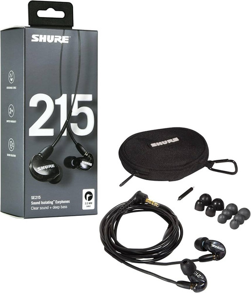 Shure SE215-K-EFS Siyah Kulak İçi Kulaklık Fiyatı ve Özellikleri