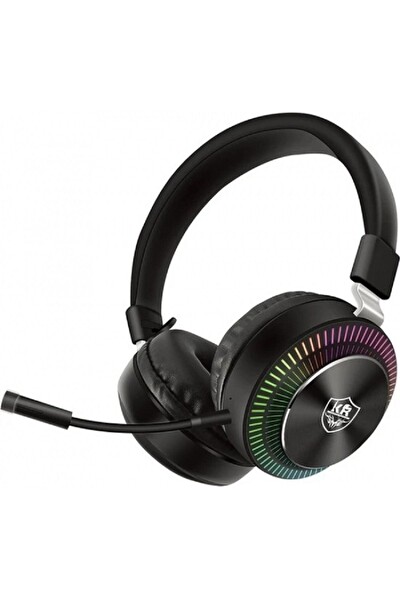 Pell GM-031 RBG Mikrofonlu Siyah Kulak Üstü Kulaklık Siyah