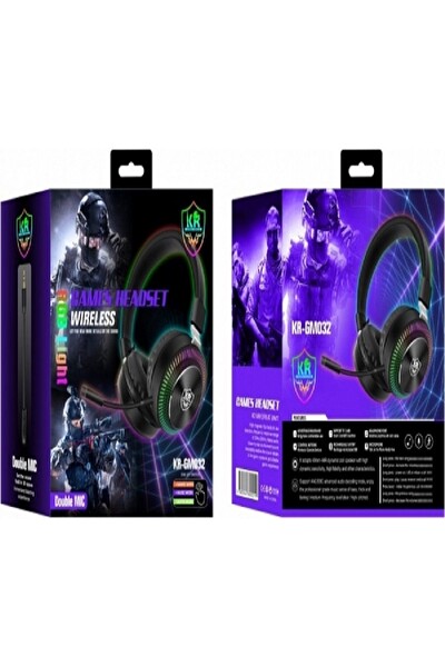 Pell GM-031 RBG Mikrofonlu Siyah Kulak Üstü Kulaklık Siyah